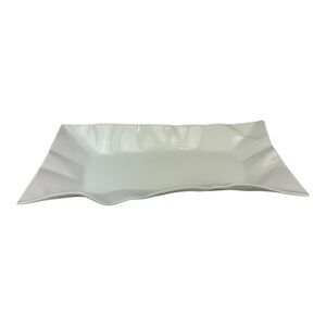 Dudson Fine China Wavy White Rectangular Serving Platter Rare